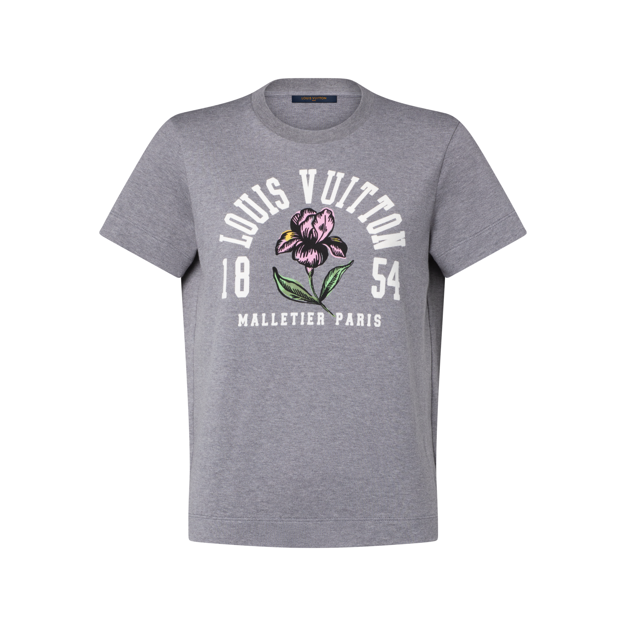 Iris Print T-shirt - Luxury Grey | LOUIS VUITTON